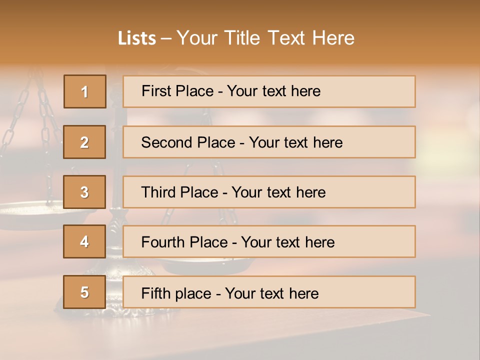 Litigation Concept Authority PowerPoint Template