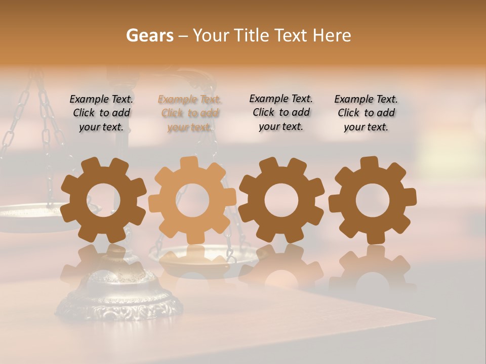 Litigation Concept Authority PowerPoint Template