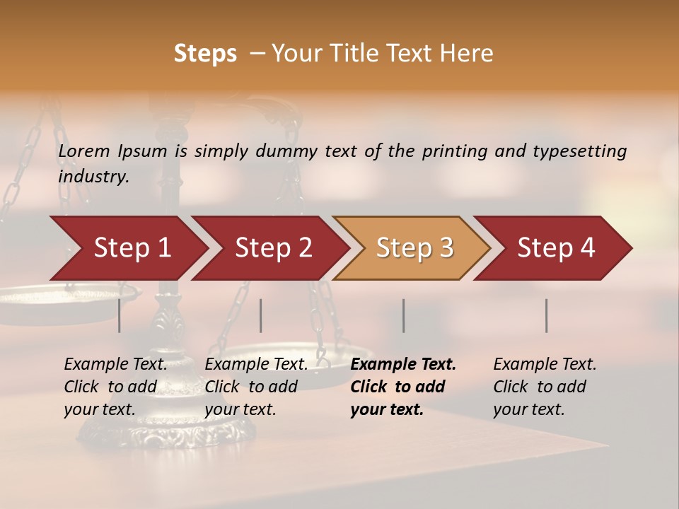 Litigation Concept Authority PowerPoint Template