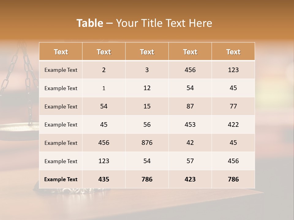 Litigation Concept Authority PowerPoint Template