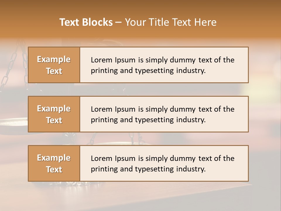 Litigation Concept Authority PowerPoint Template