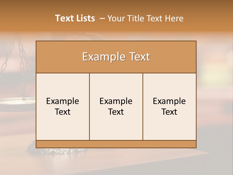Litigation Concept Authority PowerPoint Template