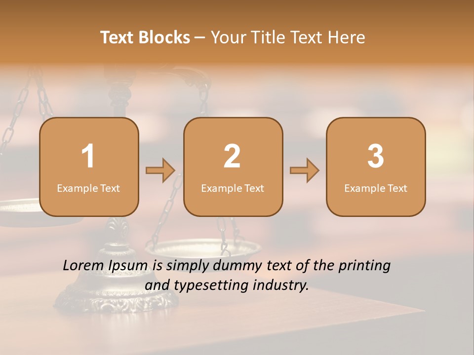 Litigation Concept Authority PowerPoint Template