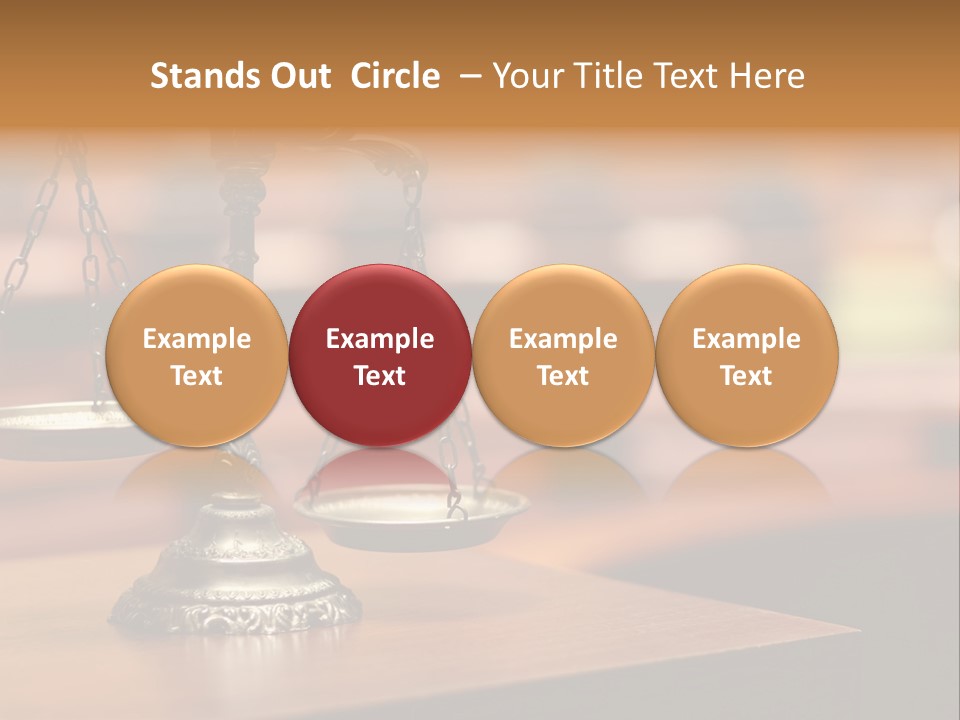 Litigation Concept Authority PowerPoint Template