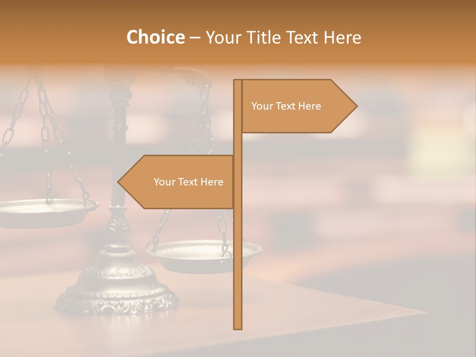 Litigation Concept Authority PowerPoint Template