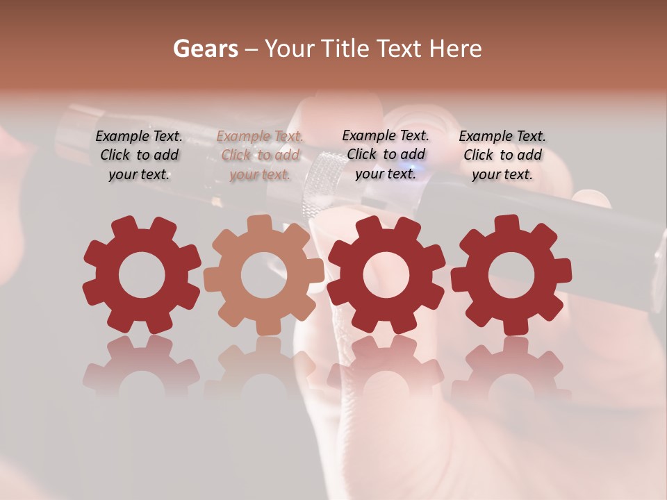 Inhaling Nicotine Female PowerPoint Template