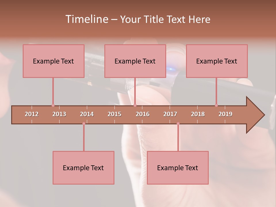 Inhaling Nicotine Female PowerPoint Template