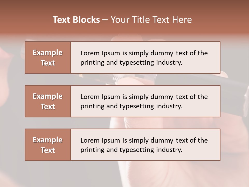 Inhaling Nicotine Female PowerPoint Template