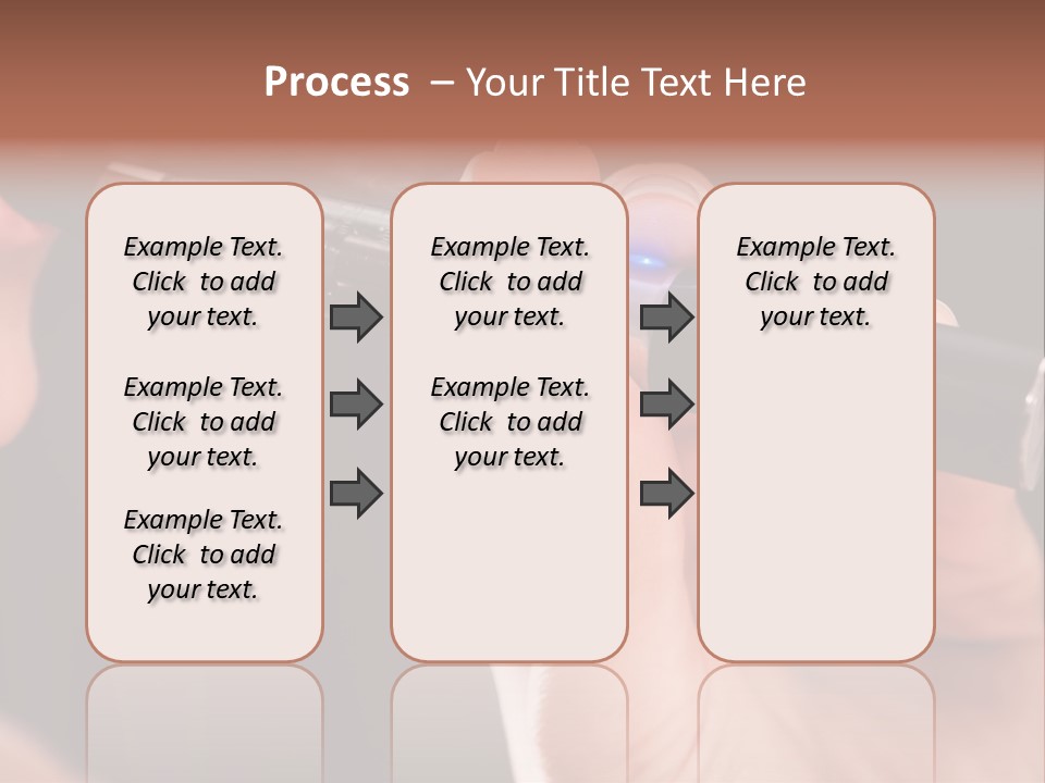 Inhaling Nicotine Female PowerPoint Template