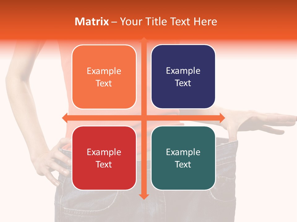 Loss Blue Young Women PowerPoint Template