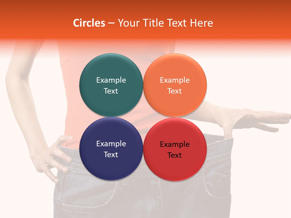 Loss Blue Young Women PowerPoint Template