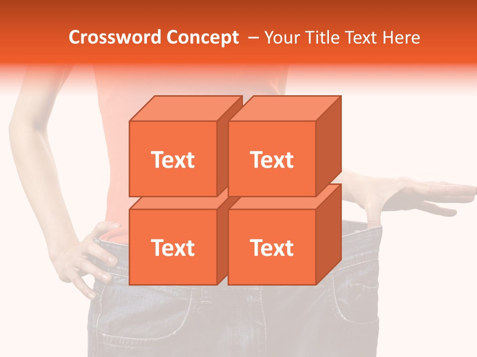 Loss Blue Young Women PowerPoint Template