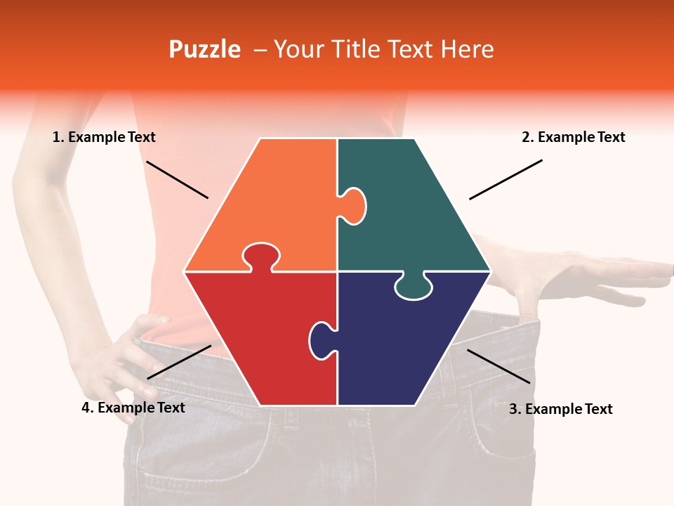 Loss Blue Young Women PowerPoint Template