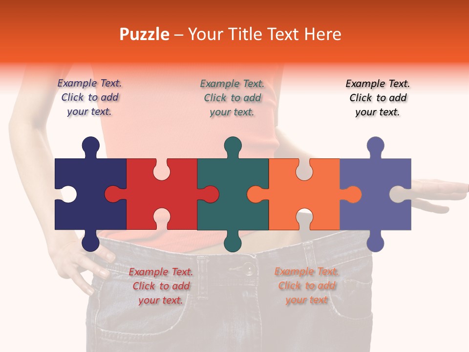 Loss Blue Young Women PowerPoint Template