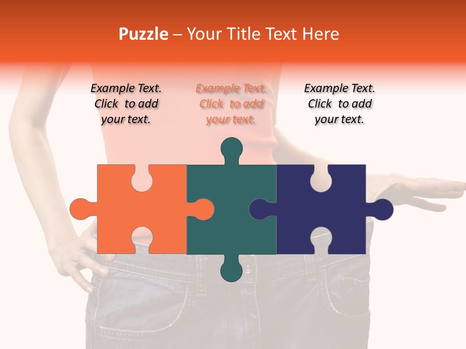 Loss Blue Young Women PowerPoint Template