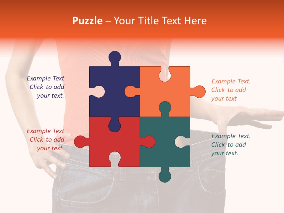 Loss Blue Young Women PowerPoint Template