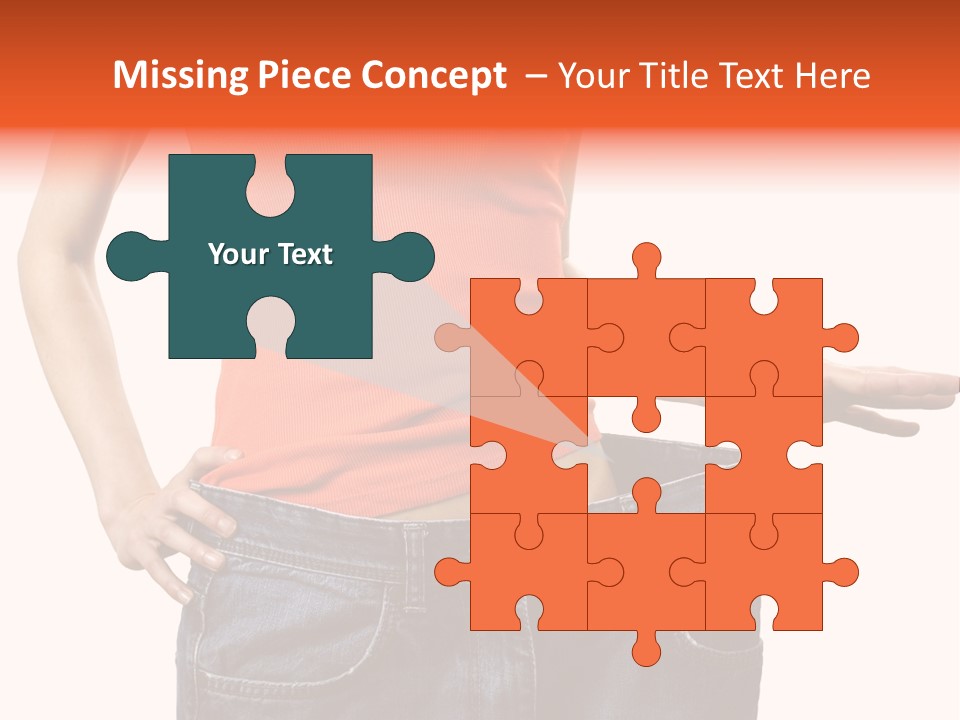 Loss Blue Young Women PowerPoint Template