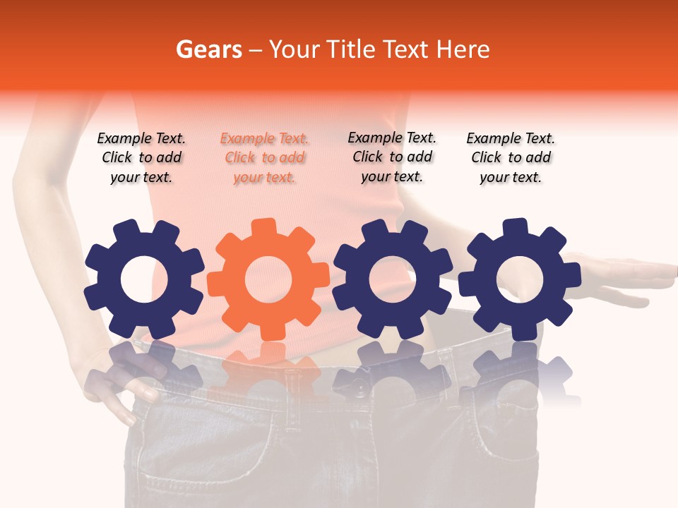 Loss Blue Young Women PowerPoint Template