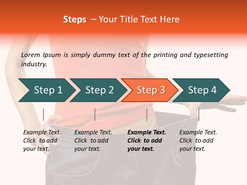 Loss Blue Young Women PowerPoint Template