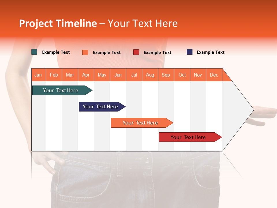 Loss Blue Young Women PowerPoint Template