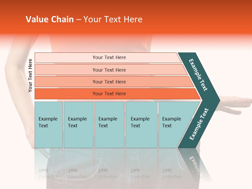 Loss Blue Young Women PowerPoint Template