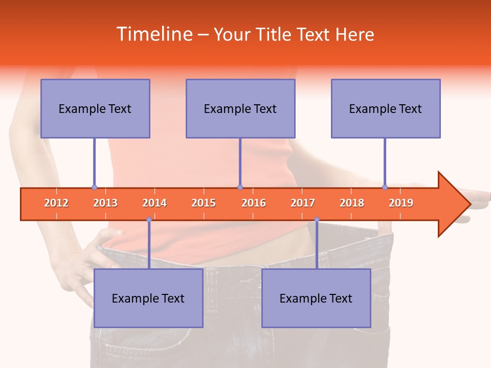 Loss Blue Young Women PowerPoint Template