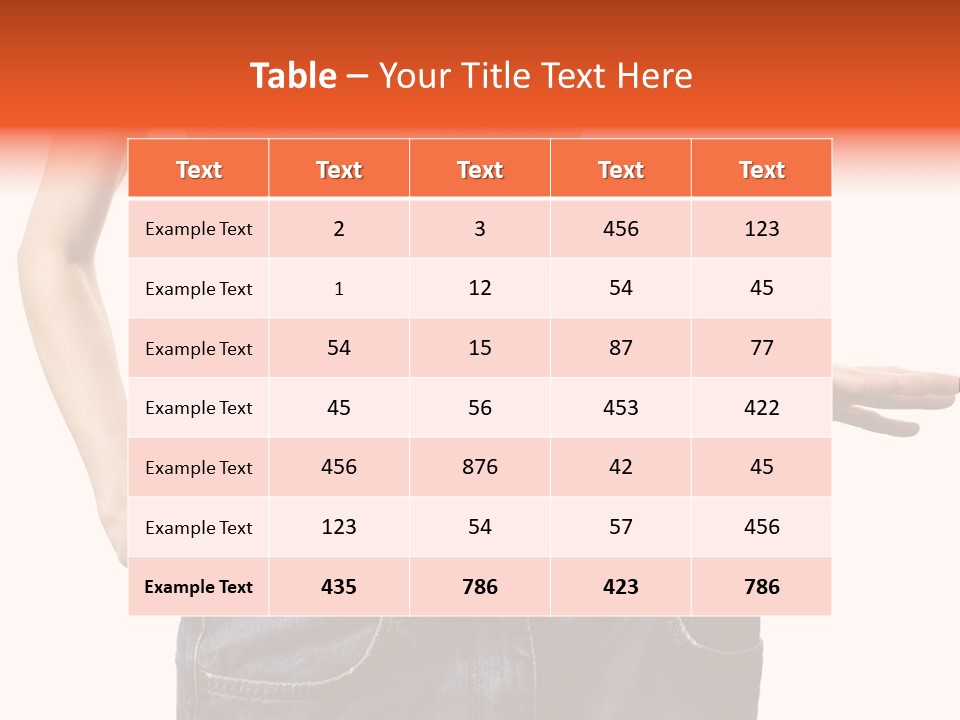 Loss Blue Young Women PowerPoint Template