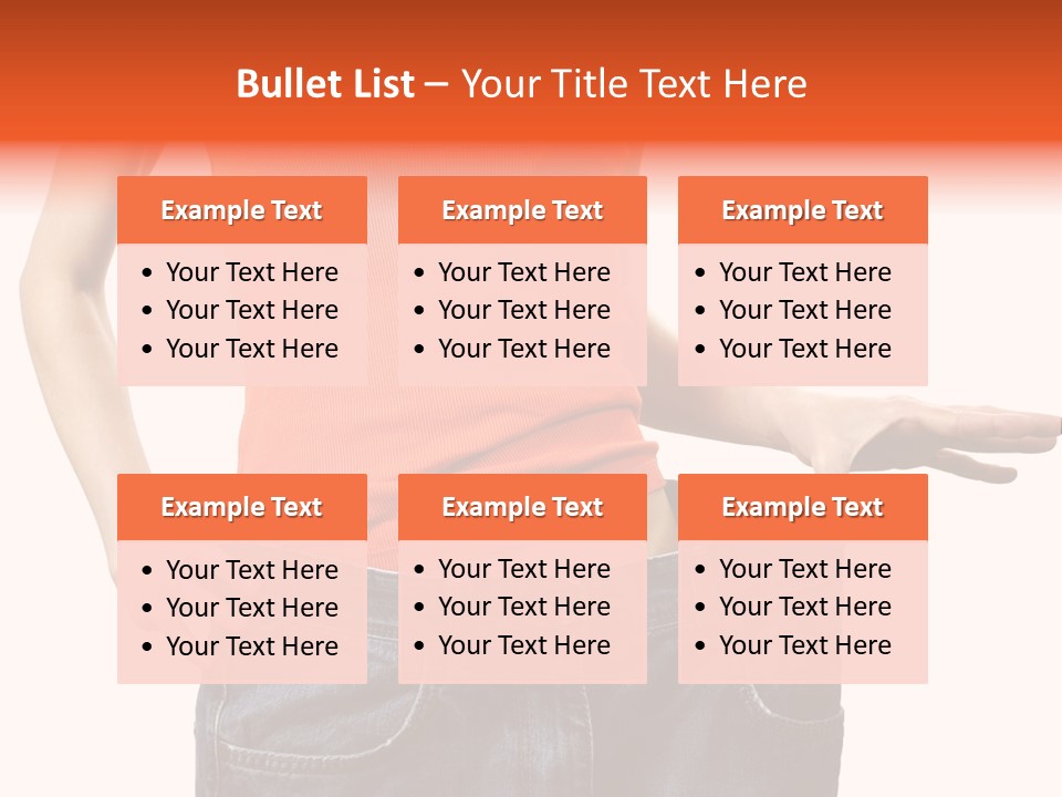 Loss Blue Young Women PowerPoint Template