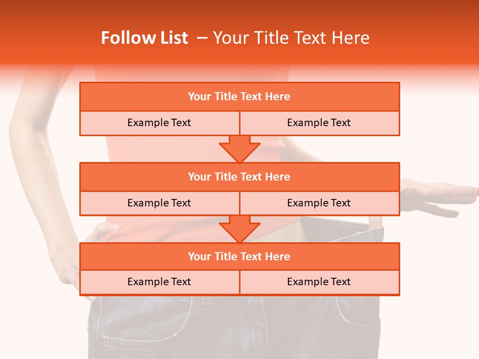 Loss Blue Young Women PowerPoint Template