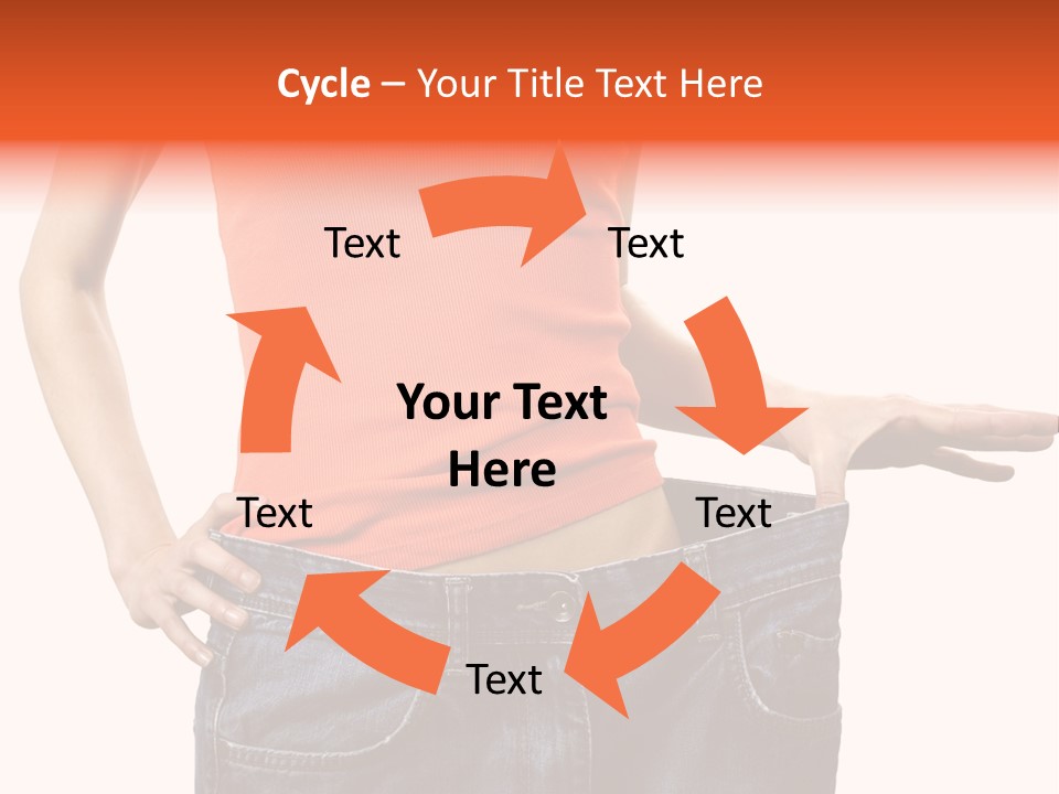 Loss Blue Young Women PowerPoint Template