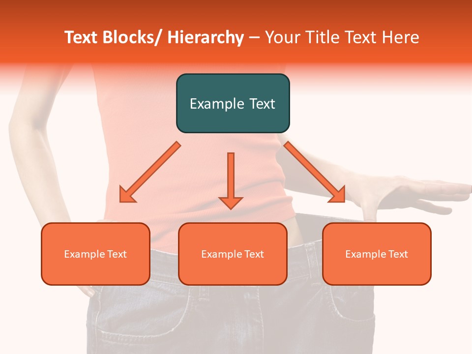 Loss Blue Young Women PowerPoint Template