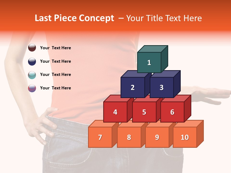 Loss Blue Young Women PowerPoint Template