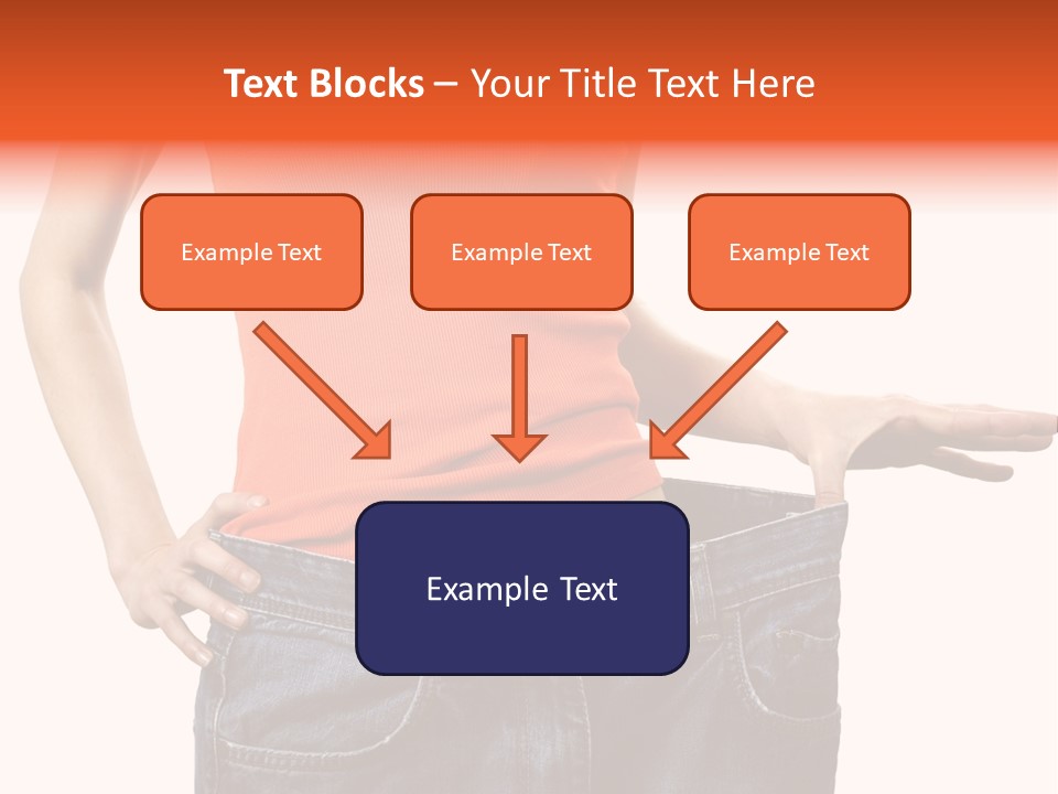 Loss Blue Young Women PowerPoint Template