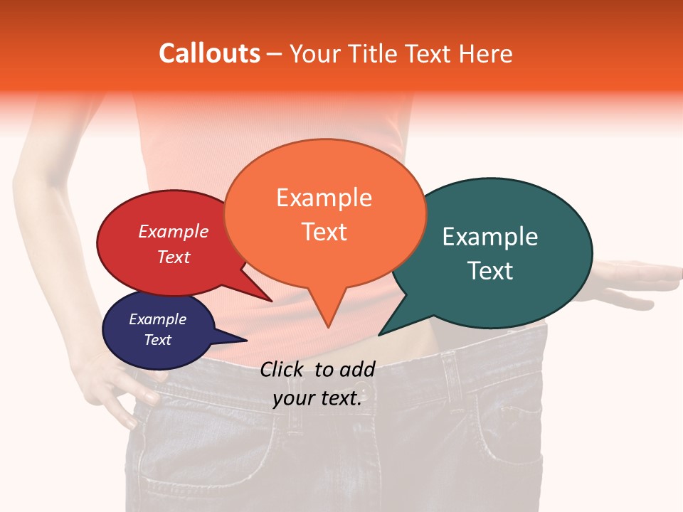 Loss Blue Young Women PowerPoint Template