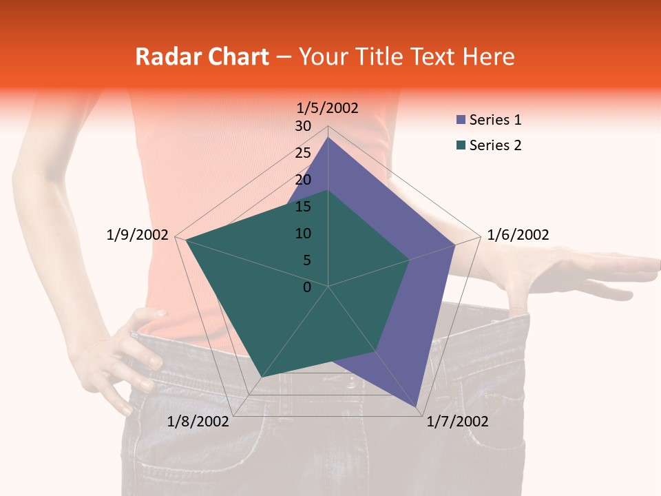 Loss Blue Young Women PowerPoint Template