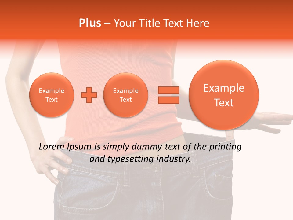 Loss Blue Young Women PowerPoint Template