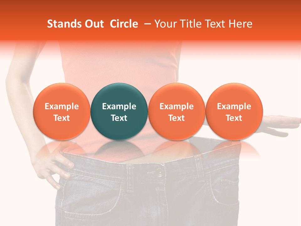 Loss Blue Young Women PowerPoint Template