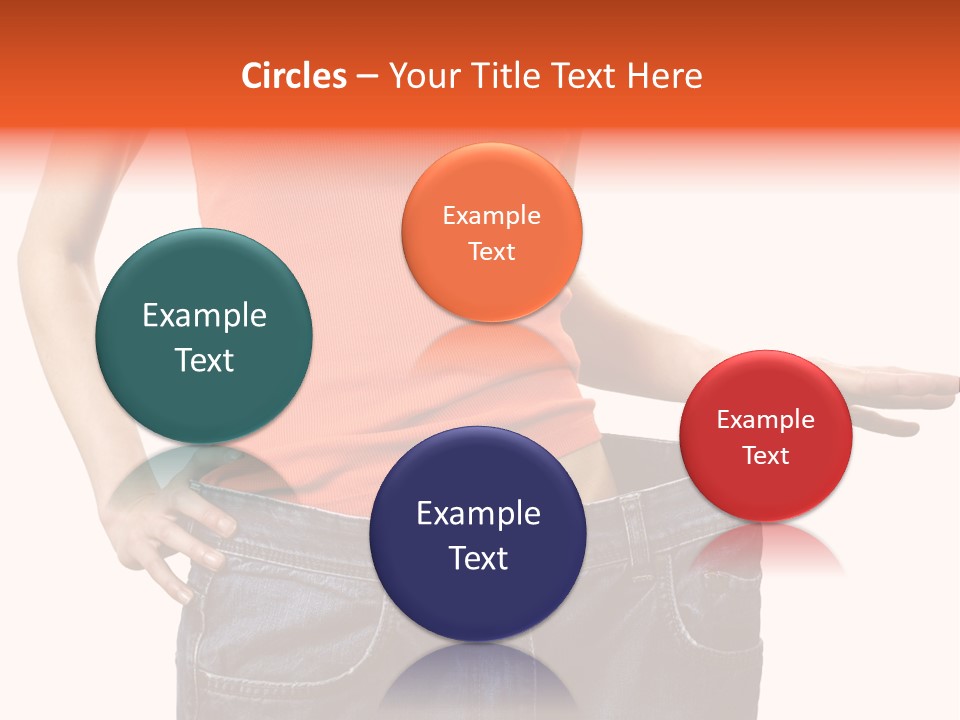 Loss Blue Young Women PowerPoint Template