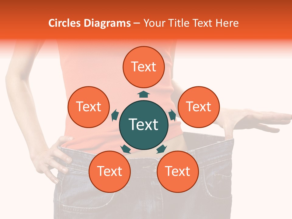 Loss Blue Young Women PowerPoint Template