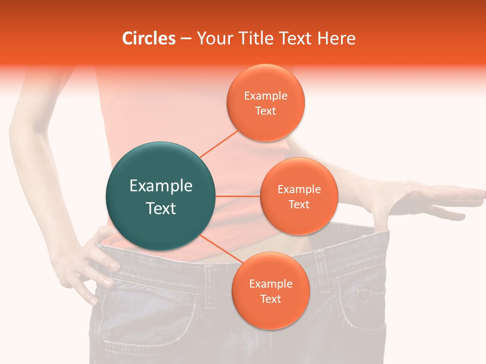 Loss Blue Young Women PowerPoint Template