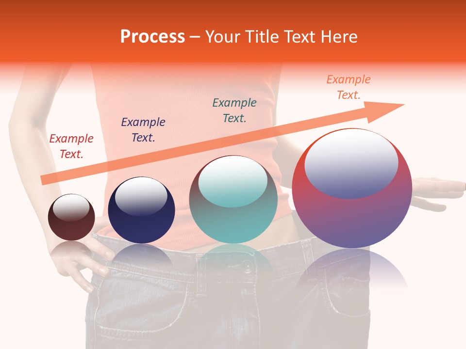 Loss Blue Young Women PowerPoint Template