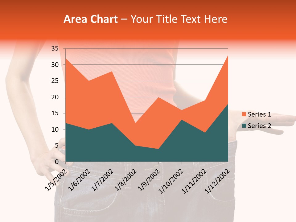 Loss Blue Young Women PowerPoint Template