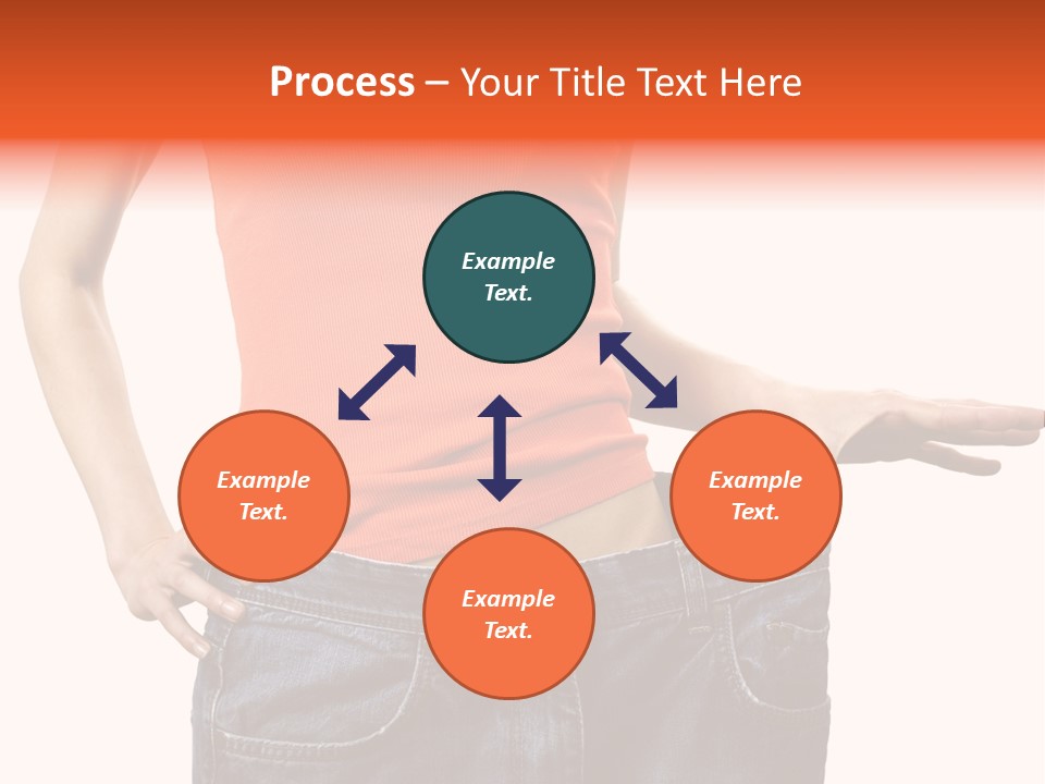 Loss Blue Young Women PowerPoint Template