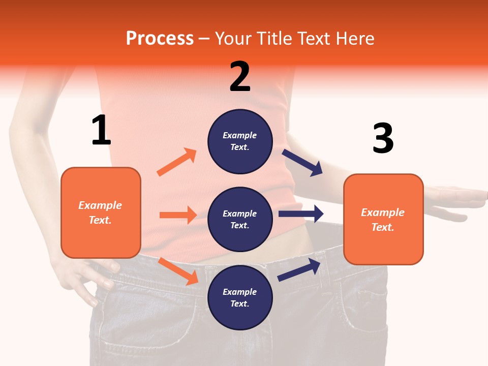 Loss Blue Young Women PowerPoint Template