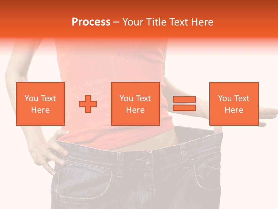 Loss Blue Young Women PowerPoint Template