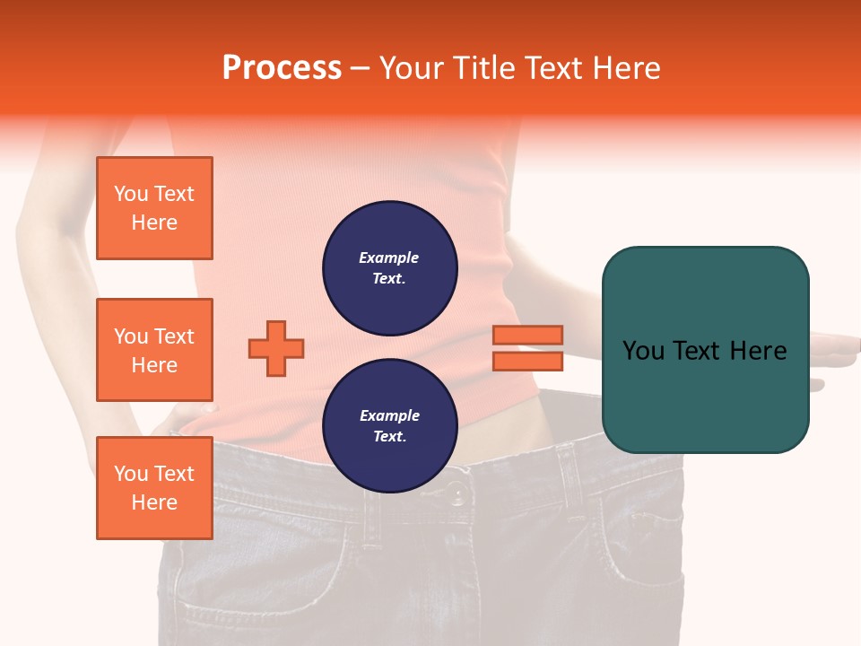 Loss Blue Young Women PowerPoint Template