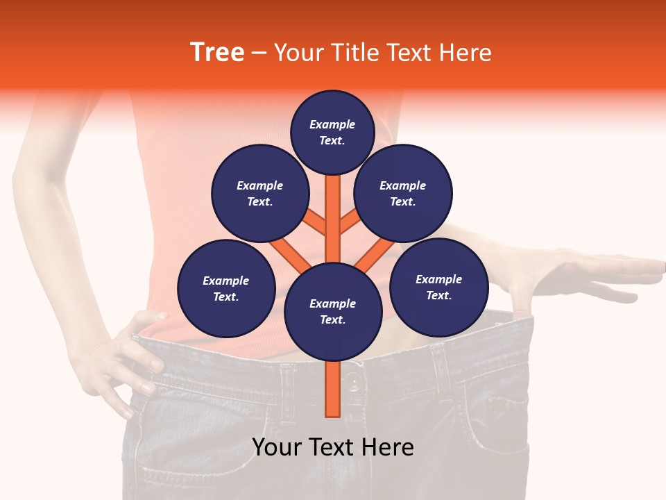 Loss Blue Young Women PowerPoint Template