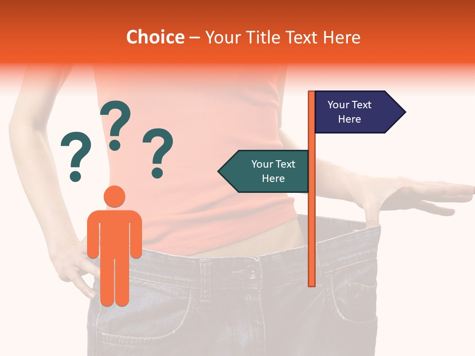 Loss Blue Young Women PowerPoint Template