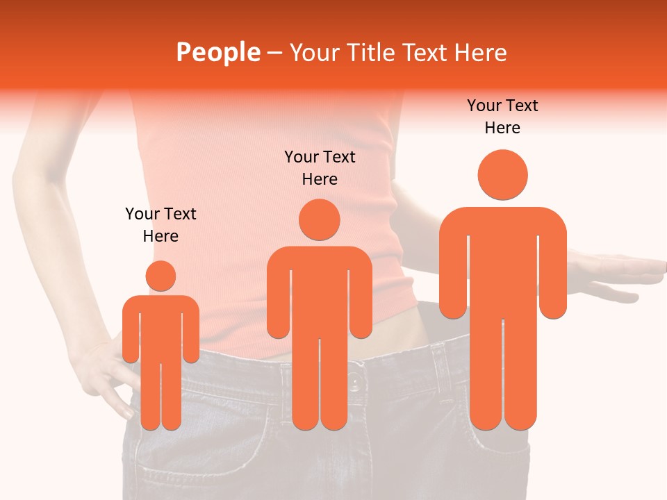 Loss Blue Young Women PowerPoint Template