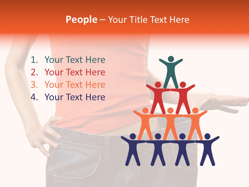 Loss Blue Young Women PowerPoint Template